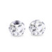 Náhradní kulička s krystaly Swarovski®, 4 mm, závit 1,2 mm