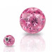 Náhradní kulička s krystaly Swarovski®, 8 mm, závit 1,6 mm